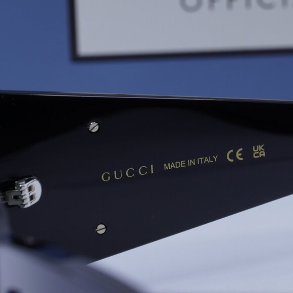Final Price! Gucci GG1842S 001 Black/Grey Sunglasses - Picture 6 of 9